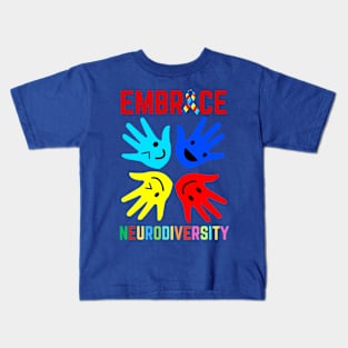 EMBRACE NEURODIVERSITY Kids T-Shirt